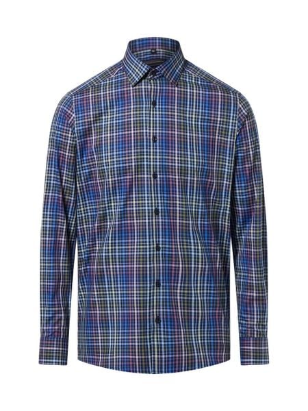 Finshley & Harding koszula biznesowa Mężczyźni Modern Fit Bawełna niebieski, 40. Niebieskie koszule męskie Finshley & Harding, m, bez wzorów, z bawełny, bez kołnierzyka, bez ramiączek. Za 159.95 zł.