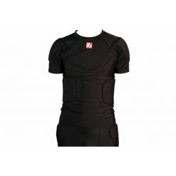 Koszulka kompresyjna z krótkim rękawem, futbol amerykański FS-09. Czarne t-shirty sportowe męskie BARNETT, m, bez ramiączek, na fitness i siłownię. Za 199.00 zł.