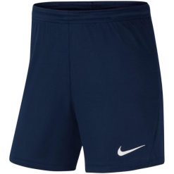 Spodenki damskie Nike Dry Park III Short NB. Niebieskie szorty damskie Nike, bez wzorów, z poliesteru, sportowe. Za 66.99 zł.
