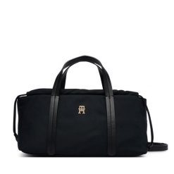 Torebka Tommy Hilfiger. Czarne torebki klasyczne damskie Tommy Hilfiger, bez wzorów, bez dodatków. Za 409.99 zł.