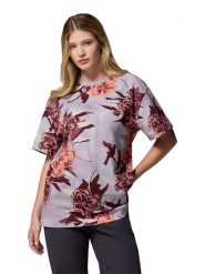 Columbia Koszulka "Sequoia" w kolorze czerwono-fioletowym rozmiar: XL. Różowe bluzki damskie Columbia, xl, bez wzorów, z bawełny, bez kołnierzyka. Za 74.28 zł.