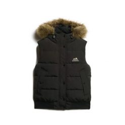 Damska kurtka puchowa Superdry. Czarne kurtki damskie Superdry., na zimę, bez wzorów, z puchu, bez kaptura. Za 556.95 zł.