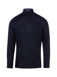 Finshley & Harding koszula biznesowa - Easy Care Mężczyźni Slim Fit Bawełna niebieski, 41. Niebieskie koszule męskie Finshley & Harding, m, bez wzorów, z bawełny, bez kołnierzyka, bez ramiączek. Za 119.95 zł.