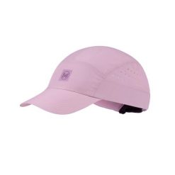 Czapka z daszkiem BUFF SPEED CAP SOLID AZALEA. Czerwone czapki męskie Buff, bez wzorów, z materiału. Za 139.90 zł.