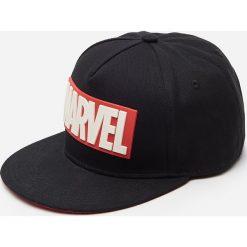 Czapka z daszkiem Marvel - Czarny. Czarne czapki męskie House, bez wzorów. Za 39.99 zł.