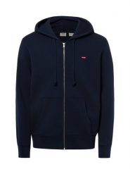 Levi's kurtka z kapturem Mężczyźni Bawełna niebieski, M. Niebieskie kurtki męskie Levi's, m, bez wzorów, z bawełny, sportowe, z kapturem. Za 349.95 zł.