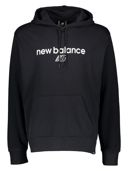 New Balance Bluza "Sport Seasonal" w kolorze czarnym rozmiar: L. Czarne bluzy sportowe męskie New Balance, bez wzorów, sportowe, bez kołnierzyka, bez ramiączek. Za 184.02 zł.