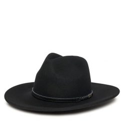 Kapelusz Barbour. Czarne kapelusze damskie Barbour, bez wzorów. Za 469.99 zł.