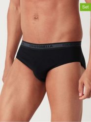 COTONELLA Slipy (2 pary) w kolorze czarnym rozmiar: XXL. Czarne slipki męskie Cotonella, bez wzorów. Za 34.99 zł.