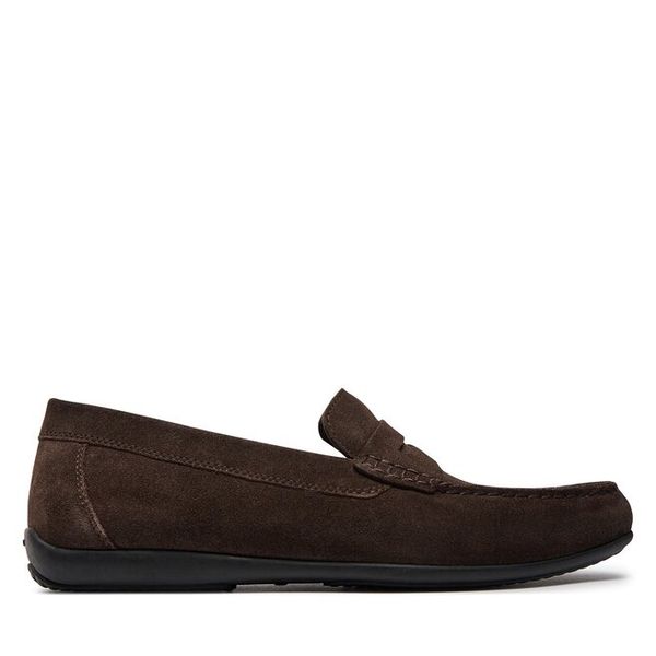 Mokasyny Geox. Brązowe mokasyny męskie Geox. Za 319.99 zł.