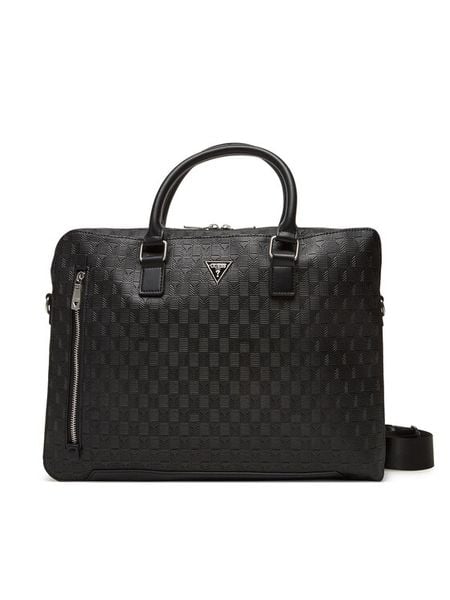 Guess Torba na laptopa HMTODE P5247 Czarny. Czarne torby na laptopa damskie Guess, ze skóry. Za 379.99 zł.
