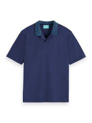 Scotch & Soda Koszulka polo w kolorze niebieskim rozmiar: M. Niebieskie koszulki polo męskie Scotch & Soda, m, bez wzorów, z bawełny, bez ramiączek. Za 70.24 zł.