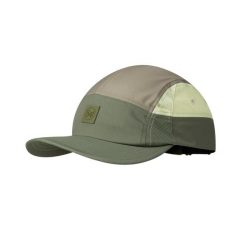 Czapka 5-panelowa Buff Go Domus. Zielone czapki z daszkiem damskie Buff, bez wzorów, z materiału. Za 122.09 zł.
