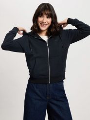 Cross Jeans Bluza w kolorze granatowym rozmiar: L. Niebieskie bluzy z kapturem damskie Cross Jeans, l, z bawełny. Za 136.13 zł.