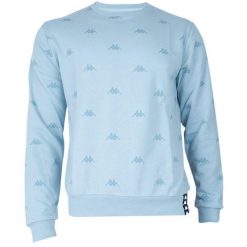 Bluza męska Kappa Iver niebieska. Niebieskie bluzy bez kaptura męskie Kappa, m, z dresówki. Za 207.00 zł.