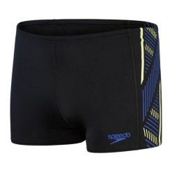 Bokserki kąpielowe męskie Speedo Tech Panel. Czarne kąpielówki męskie Speedo, m, bez wzorów, z materiału, do pływania. Za 94.99 zł.