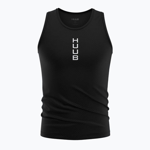 Koszulka rowerowa męska HUUB Cycling Undervest. Czarne t-shirty sportowe męskie Huub, l, z materiału, bez ramiączek, rowerowe. Za 169.99 zł.