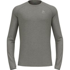 Koszulka techniczna z długim rękawem męska ODLO X-Alp PW 115 T-shirt. Szare koszulki męskie z długim rękawem Odlo, l, z materiału, bez ramiączek, do biegania. Za 387.25 zł.