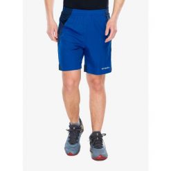 Spodenki turystyczne męskie Columbia Three Pitch Short. Niebieskie szorty męskie Columbia, bez wzorów, sportowe. Za 125.99 zł.