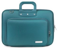 Torba Bombata Plus Classic 15''-16'' teal blue. Niebieskie torby na laptopa damskie Bombata, bez wzorów. Za 359.00 zł.