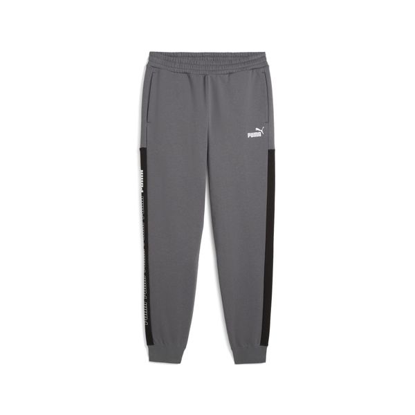 Męskie spodnie dresowe Around The Block PUMA. Szare spodnie sportowe męskie Puma, z bawełny. Za 179.00 zł.
