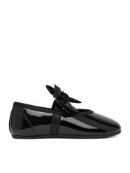 DeeZee Baleriny CEO-CSS20656-01 Czarny. Czarne baleriny dziewczęce DeeZee, bez wzorów, ze skóry. Za 49.99 zł.