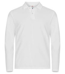 Clique Stretch Premium Koszulka polo z długim rękawem – Elastyczna. Białe koszulki męskie z długim rękawem CLIQUE, m, z bawełny. Za 162.24 zł.