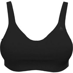 Biustonosz sportowy Odlo Sport bra EVERYDAY HIGH. Czarne biustonosze sportowe damskie Odlo, bez wzorów. Za 299.98 zł.