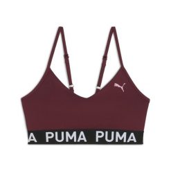 Damski stanik MOVE PUMA STRONG PUMA. Czerwone biustonosze Puma, bez wzorów. Za 129.00 zł.