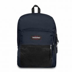 Plecak Eastpak Pinnacle. Niebieskie plecaki damskie Eastpak, bez wzorów, z materiału, biznesowe. Za 329.99 zł.