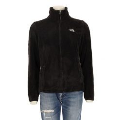 Second life - Kurtka polarowa TNF Black Osito dla kobiet - Jak nowy. Czarne kurtki damskie The North Face, s, bez wzorów, z materiału, bez kaptura. Za 211.46 zł.