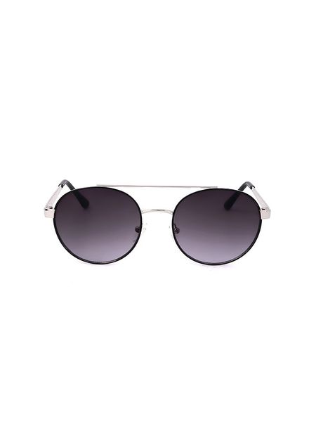 Guess Damskie okulary przeciwsłoneczne w kolorze srebrno-granatowym rozmiar: 53. Niebieskie okulary przeciwsłoneczne damskie Guess. Za 169.95 zł.