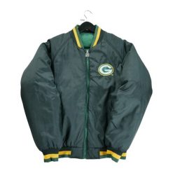 Second life - Kurtka Chalk Line Green Bay Packers NFL - Jak nowy. Zielone kurtki treningowe męskie NFL, m, bez wzorów. Za 439.88 zł.