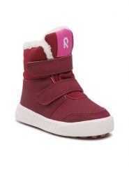 Reima Kozaki Pyrytys 5400030A Bordowy. Czerwone kozaki dziewczęce Reima, bez wzorów, ze skóry, bez obcasa. Za 339.99 zł.