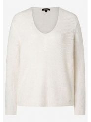 More & More Sweter w kolorze białym rozmiar: 40. Białe swetry klasyczne damskie MORE & MORE, bez kołnierzyka. Za 149.31 zł.