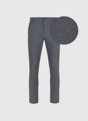 PAKO LORENTE – Gładkie szare spodnie. Szare spodnie materiałowe męskie Pako Lorente, bez wzorów, z elastanu, casualowe. Za 249.99 zł.
