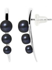 Pearline Srebrne kolczyki-wkrętki z perłami rozmiar: onesize. Niebieskie kolczyki damskie Pearline, z perłą, srebrne. Za 217.99 zł.