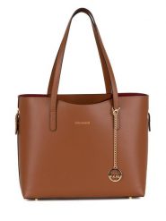 Mia Tomazzi Skórzana torebka "Gracchi" w kolorze jasnobrązowym - 35 x 30 x 15 cm rozmiar: onesize. Brązowe torebki klasyczne damskie Mia Tomazzi, bez wzorów, z materiału, bez dodatków. Za 448.99 zł.