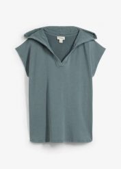 Bluza z czystej bawełny organicznej. Zielone bluzy bez kaptura damskie bonprix, z bawełny. Za 79.99 zł.