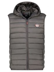 Geographical Norway Kamizelka "Vamigobadge Hood" w kolorze szarym rozmiar: S. Szare kamizelki męskie Geographical Norway, s. Za 96.60 zł.