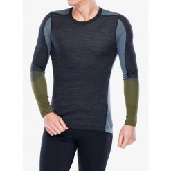 Bluza termoaktywna męska Smartwool Intraknit Thermal Merino BL Colorblock Crew. Szare bluzy bez kaptura męskie Smartwool, l. Za 440.99 zł.
