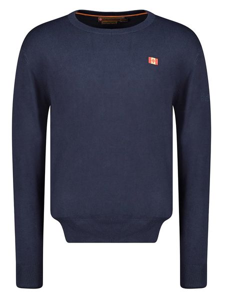 Canadian Peak Sweter "Ferasmeak" w kolorze granatowym rozmiar: L. Niebieskie swetry męskie Canadian Peak, l, bez wzorów, bez kołnierzyka. Za 114.71 zł.