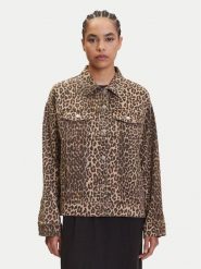 Vero Moda Kurtka jeansowa Tessa 10329961 Brązowy Oversize. Brązowe kurtki damskie Vero Moda, xl, bez wzorów, z bawełny, bez kaptura. W wyprzedaży za 159.99 zł.