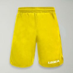 Męskie Szorty Biegowe Brest Special Oddychające Żółte. Żółte szorty męskie Legea, bez wzorów, z materiału. Za 48.00 zł.