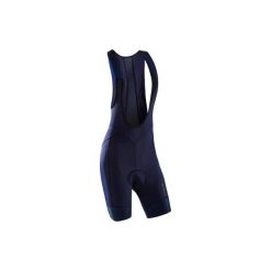 Spodenki na rower 900 damskie. Niebieskie szorty damskie VAN RYSEL, bez wzorów, z elastanu. Za 219.99 zł.