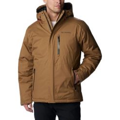 Płaszcz zimowy męski Columbia Oak Harbor Insulated. Czerwone płaszcze męskie Columbia, na zimę, m, bez wzorów, sportowe. Za 889.00 zł.