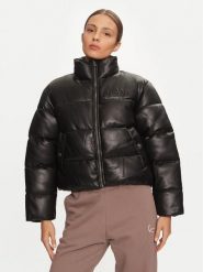 Karl Kani Kurtka zimowa Serif 61760010 Czarny Regular Fit. Czarne kurtki damskie Karl Kani, na zimę, xs, bez wzorów, ze skóry, bez kaptura. Za 429.99 zł.
