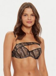 Chantelle X Biustonosz z fiszbiną Slash C010M9 Czarny. Czarne biustonosze Chantelle X, bez wzorów, z syntetyku. Za 419.99 zł.