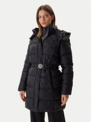 Guess Płaszcz zimowy W5BL44 W2912 Czarny Regular Fit. Czarne płaszcze damskie Guess, na zimę, s, z aplikacjami, z syntetyku. Za 749.99 zł.