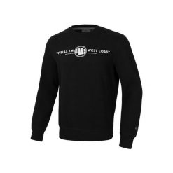Bluza męska Pitbull Keep Rolling. Czarne bluzy bez kaptura męskie PITBULL, bez wzorów, sportowe, bez kołnierzyka, bez ramiączek. W wyprzedaży za 219.00 zł.
